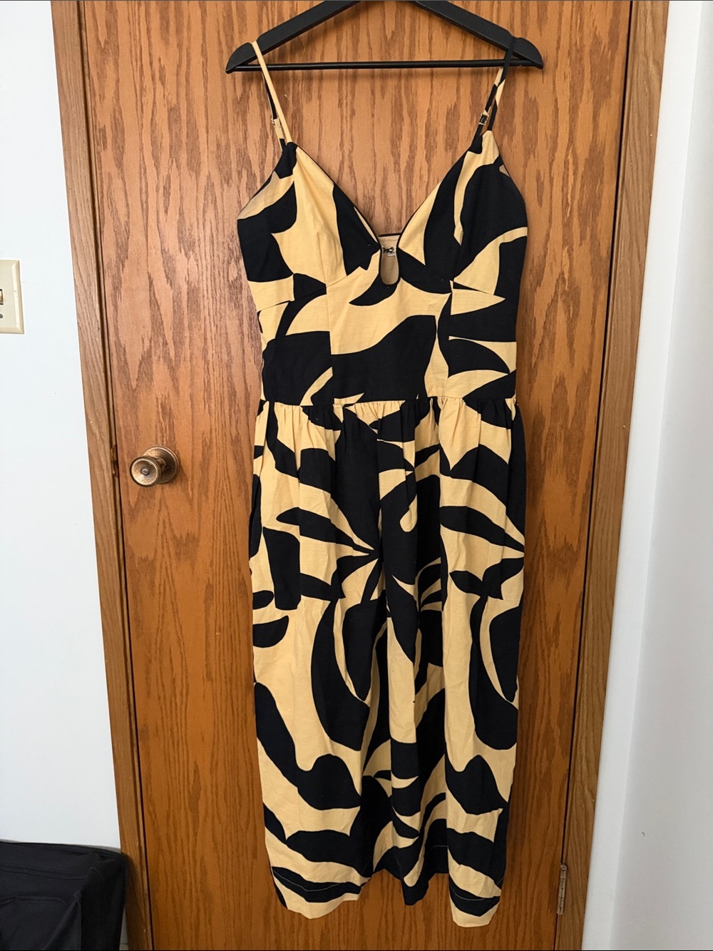 Modi drop waist linen dress with pockets